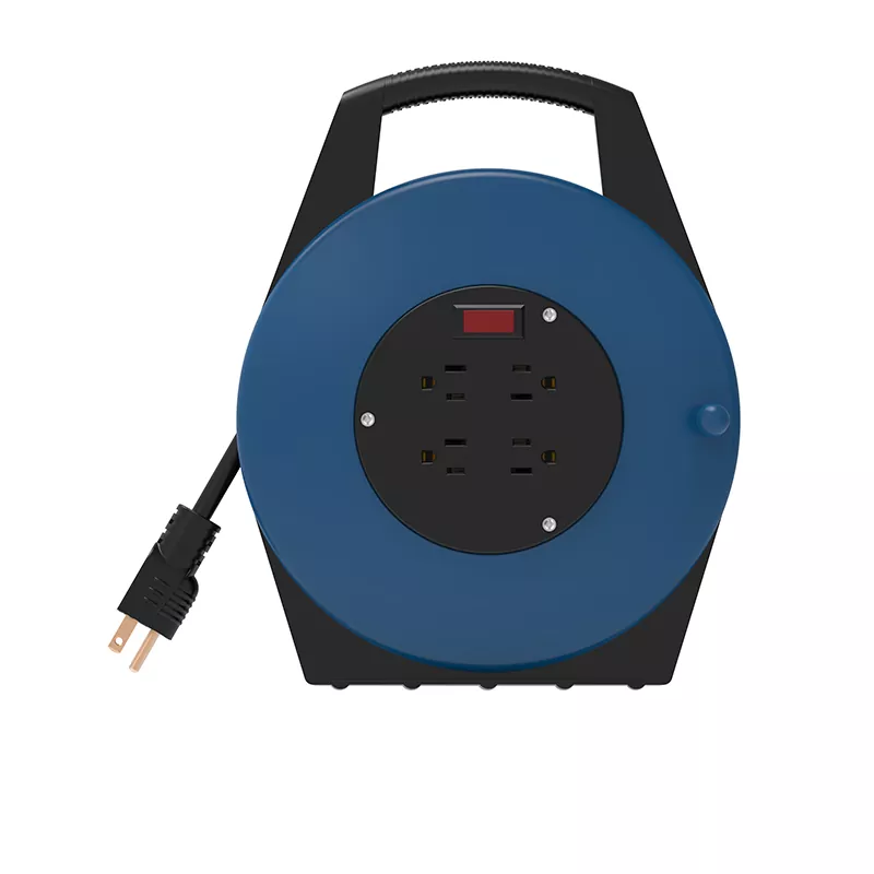 4 çıkış USB plastik kordon makarası 25ft