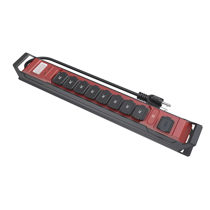 8 Çıkışlı Suya Dayanıklı Usb Güç Şeridi