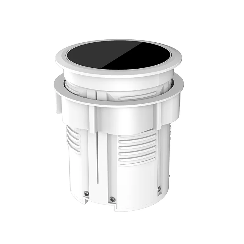 3 Outlets Usb Plastic Desk Inlet